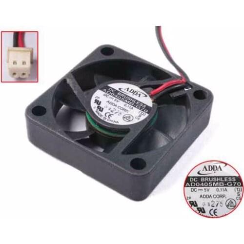 ADDA AD0405MB-G70 Server Cooling Fan DC 5V 0.11A 40x40x10mm 2-Wire