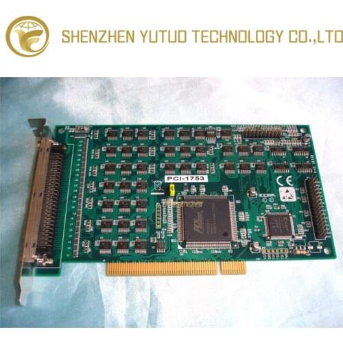 Original 95%NEW PCI-1753 data acquisition 96-channel (192-bit) digital I/0 card