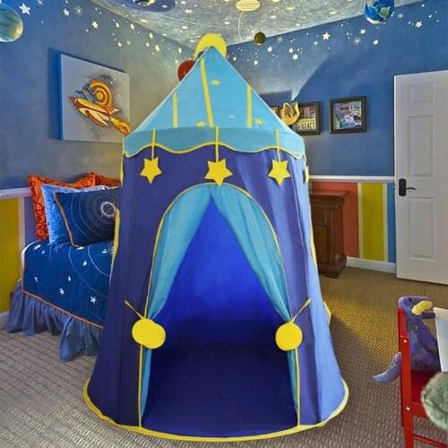 1.5M Large Childrens Tent Portable Girls Play House Wigwam Kids Bed Rest Tent Teepee Child Little Tipi Indian Princess Castle