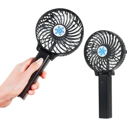 2021 Mini Portable USB Battery Fan Ventilation Foldable Air Conditioning Desktop Fans Cooler Mini Operated Hand Held Cooling Fan