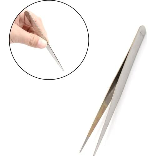 Garden DIY Straight Tweezer Stainless Steel Succulent Plants Diamond Gardening Handwork Tool Sewing