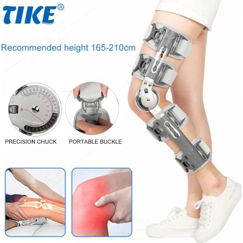 TIKE ROM Hinged Knee Brace Immobilizer Orthosis Stabilizer for ACL MCL PCL Injury, Recovery Support for Orthopedic Rehab Post Op