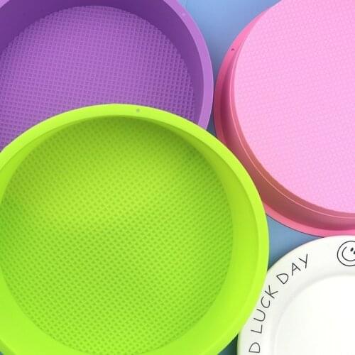 Silicone Cake Pan 10 Inch Round Baking Mould Non-stick Oven Freezer Suitable for Dishwasher Safe Reusable Baking Pan