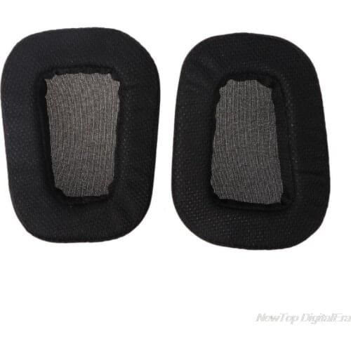 1Pair Replacement Earpads Ear Cushion for logitech G933 G633 Artemis Spectrum Surround Gaming Headset Over Ear Headphones F23 21