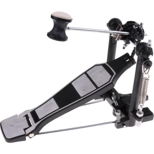 Heavy-duty Drum Pedal with Drum Beater Single Chain Drive Set Percussion Replacement Parts