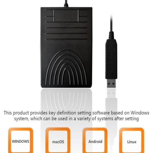 USB Foot Universal Switch User-defined Pedal Custom Shortcut Key Combination Key for Page Turner DAW Mute medical foot pedal