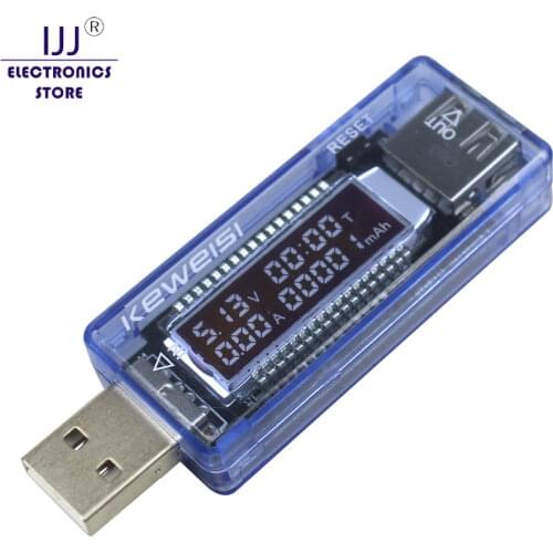 USB Charger Doctor Medical Power Detector Test of Battery of Current Meter Voltage Tester Plug and Play 3.5V-7V 10mV 0-3A 10mA