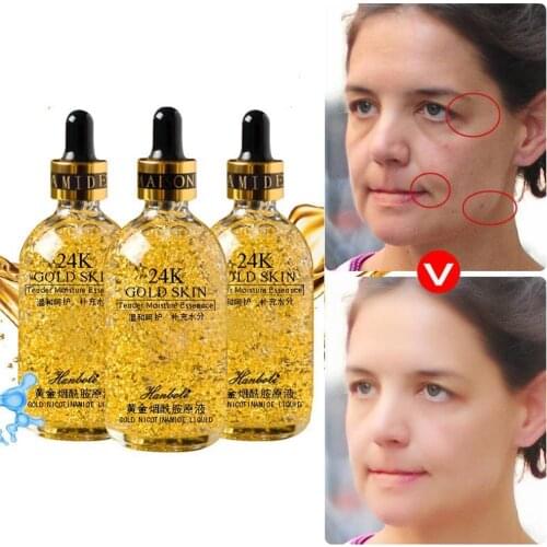 24k Gold Shrinking Pores Hydrating Essence Niacinamide Original Fluid Anti-aging Face Serum Face Care Skin Care 30ml