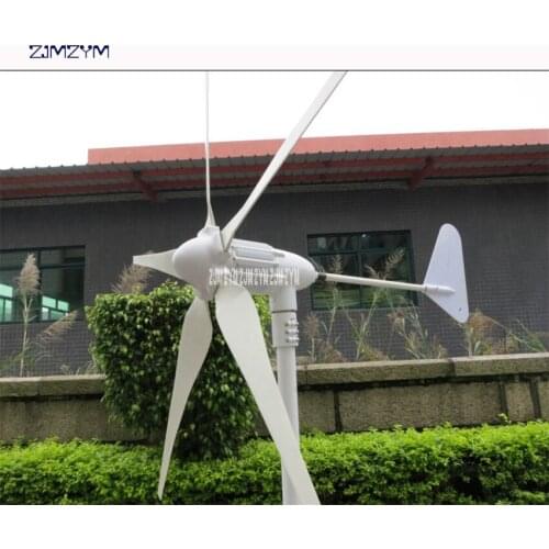 Wind Turbine Blade 5 Aerogenerator 24v Windmill Generator 740r / m Small Wind Power Generator 12v Wind Turbina Generator Z-500W