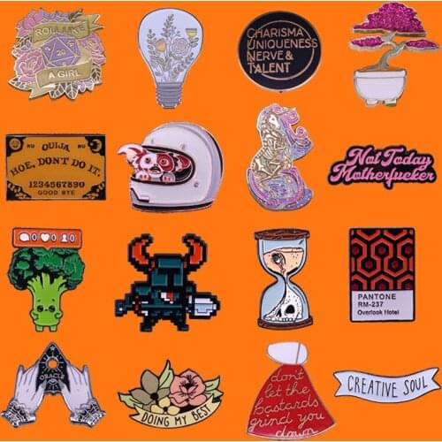 Funny Fashion Jewelry Enamel Pins Collect Cute Children Gifts Metal Cartoon Brooch Backpack Hat Collar Lapel Badges