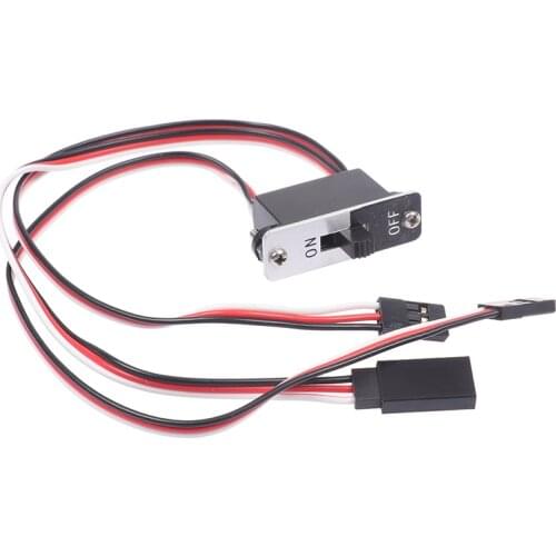 1Pc RC Switch On- Off with Spare Male Plug Heavy Duty w/FUTABA Connector NEW