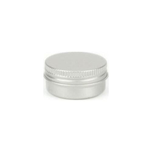 10ml Ointment Cream Jars Metal Aluminum Round Tin Cans Box Lip Balm Pots Aluminum Containers Makeup Accessory 50pcs/lot