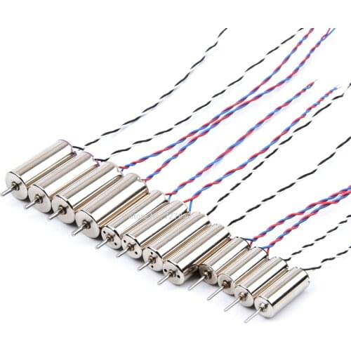 10pcs/Lot 0615 / 720 CW/CCW 8520 CW Coreless Motor DC3.7V/DC3.8V for FPV Micro Indoor Helicopter Airplane Robotic DIY Micro Tiny