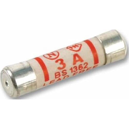 25pcs Electrical Domestic Fuses 3A Ceramic Plug Top Cartridge Fuse For Household Plug Tops And Appliances Fittings
