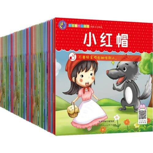 60 Pcs/Set Baby Bedtime Story Childrens Chinese Pinyin Picture Storybook Book Early Education Stories Books For Kids Age 2-6