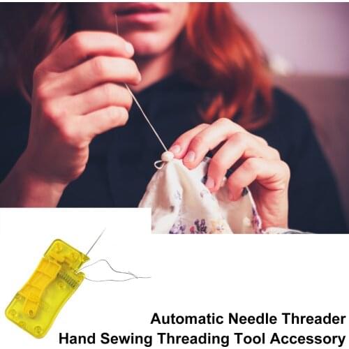 Auto Needle Threader DIY Sewing Needle Threader Hand Machine Sewing Automatic Thread Device For Elderly Housewife