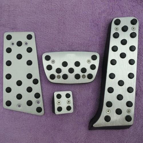 DEE Car Accessories For TOYOTA REIZ AT Aluminium Accelerator Brake Foot Rest Footrest Pedal Pad,Auto Styling Cover Sticker