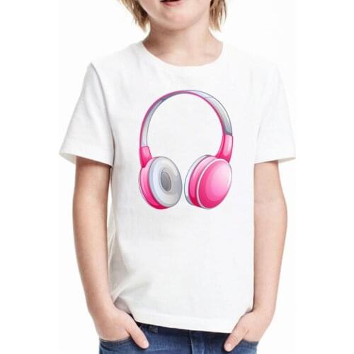 Children’s tshirt girl funny t shirt for girls clothes children clothing musical note kids summer tops boys graphic t shirts