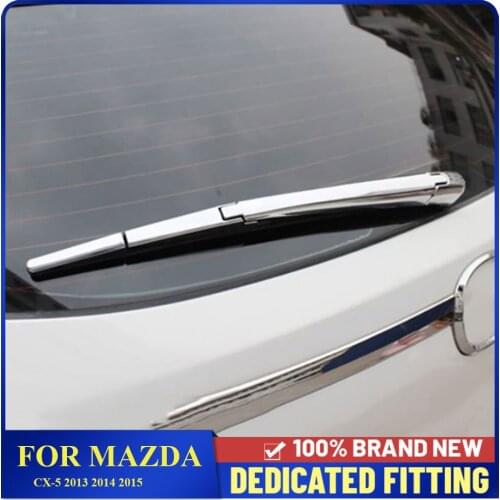 For Mazda CX-5 CX5 Hatchback 2013 2014 2015 Car Rear Window Wiper Cover Trims Exterior Windscreen Wiper Strips Cover Decoration