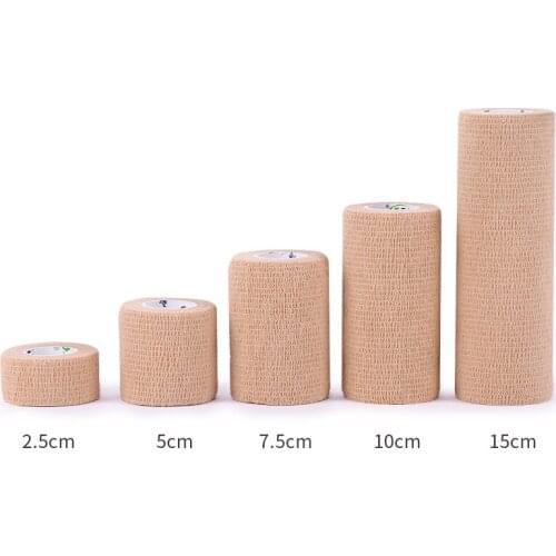 Medical elastic bandage self-adhesive motion fixed compression wound dressing high elasticity pet medical elastic bandage