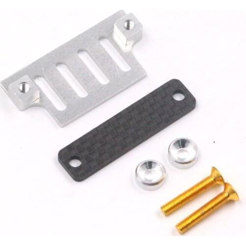 FATJAY 1set RC boat Aluminum alloy Carbon fiber upgrade spare part 3154 servo mount
