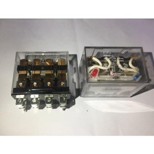 HH64P-L 220VAC 10A 240VAC/30VDC DIP14 FIF 4 to C (with hte LED) relay LY4N-J Complete substitution ,New and original