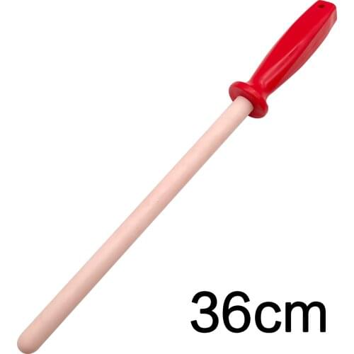 Length 14 inch Ceramic rod Knife Sharpening Rod Kitchen Honing Knife Sharpening Knife Sharpener Meat cleaver musat Sharpen