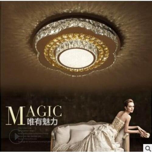 Creative living room lamp modern minimalist led ceiling lamp Wire cut crystal lamp fashion bedroom study dining room lamp