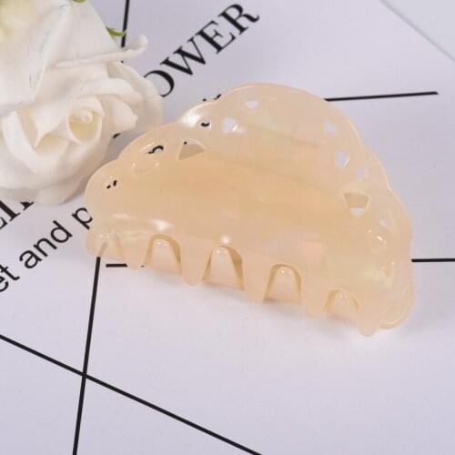 New Korean version of the large size dyed clip hair clips acrylic hair clip Barrettes Headbands Girls Headwear Hair Accessorie