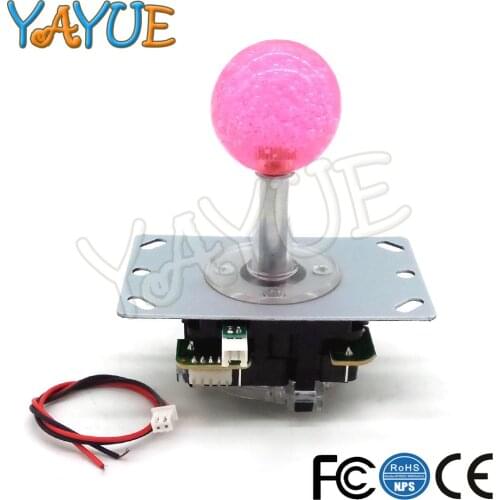 Single Color LED 5Pin Arcade Joystick 8 Way Fighting Game Stick Controller For Arcade Machine