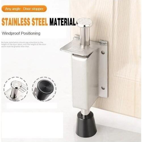 Kickdown Door Stops Zinc Alloy Foot-operated Lever Door Stops Adjustable Kickdown Bronze Door Holder Door Stop