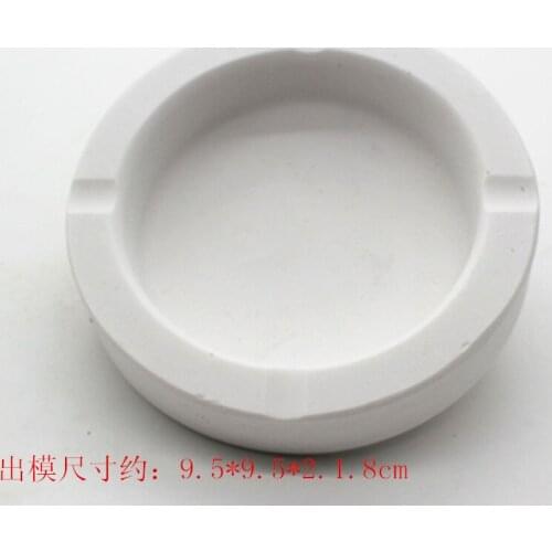 Flat ashtray plaster mold silicone mold