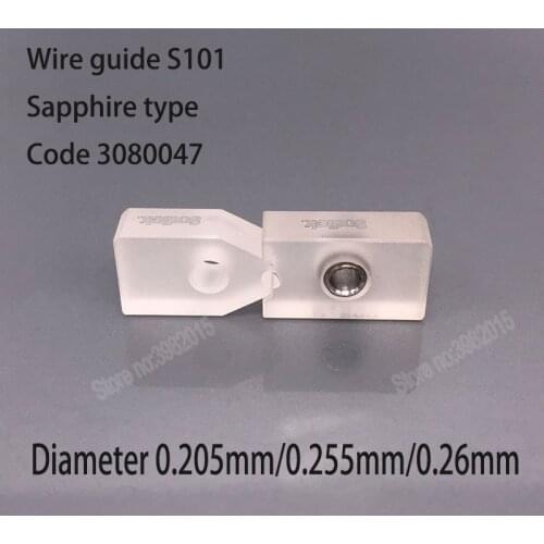 Sodick Parts Sapphire Split Diamond Wire Guide S101Code 3080047 0.255mm for Sodick SSG EDM