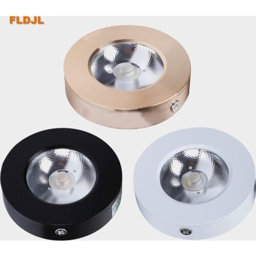 LED Slim Downlight 3W5W 7W 10W 15WCOB LED Ceiling Spotlight AC110-240V Cabinet Spotlight Warm Cool White Indoor Lighting