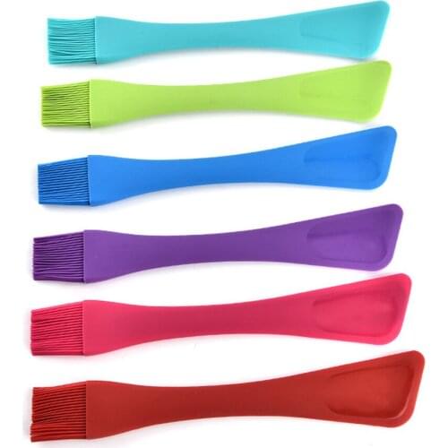 Cake Cream Spatula Scraper Brush Butter Pastry Mixing Batter Set Small Food Grade Silicone Kitchen Utensils Baking Tools
