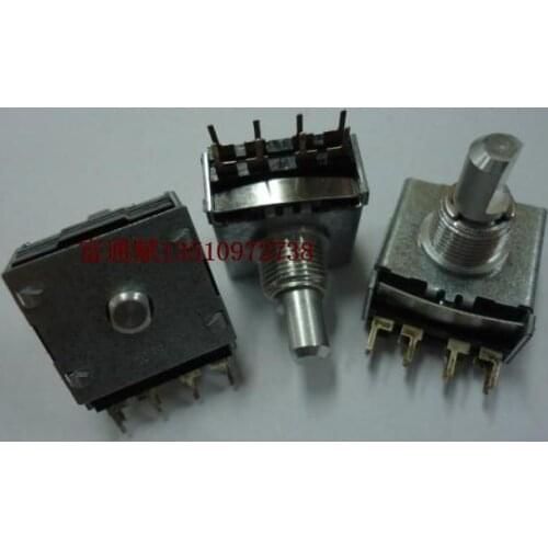 [VK] 2 row 8 foot encoder switch 24 bits 15MM half axis gear rotation switch