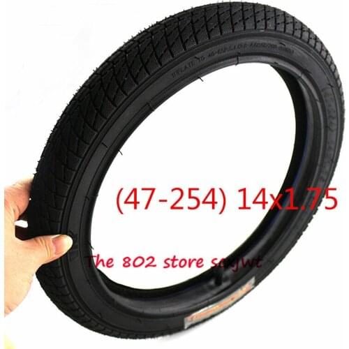 High quality 14X1.75(47-254) Bicycle Tire for 14 inch Kids Bikes Ultralight Folding Bike 14*1.75 tube tyre air tire