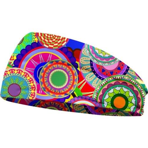 Women Cross Knotted Headband Bohemia Wide Stretch Hair Band For Girl Floral Print Turban Summer Elastic Turban Hair Accessories