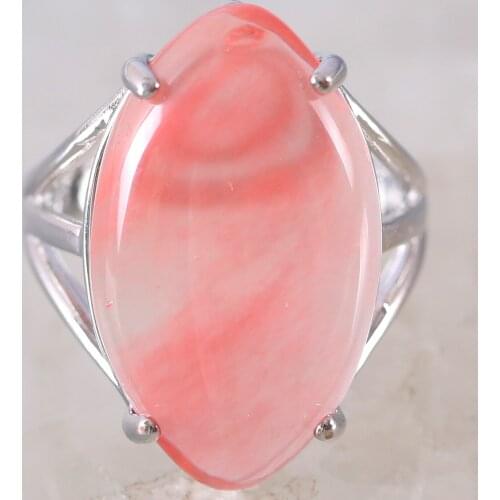 Finger Ring For Woman Natural Stone Gem Olive Beaded Ring Volcano Cherry Quartz Resizable Ring Jewelry Gift 1Pcs Z364