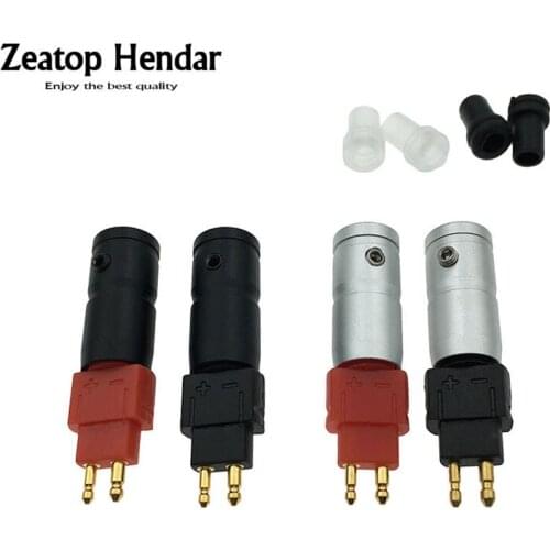 10Pairs HIFI Earphone 2 Pin Plug for HD650 HD600 HD580 HD25 HD414 HD430 Headset Cable DIY Headphone Jack Connector