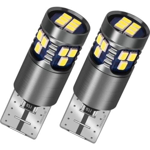 2PCS T10 W5W Super Bright LED Auto Wedge Parking Bulbs Canbus No Error Interior Reading Dome Lamp WY5W 2825 Car Turn Side Light