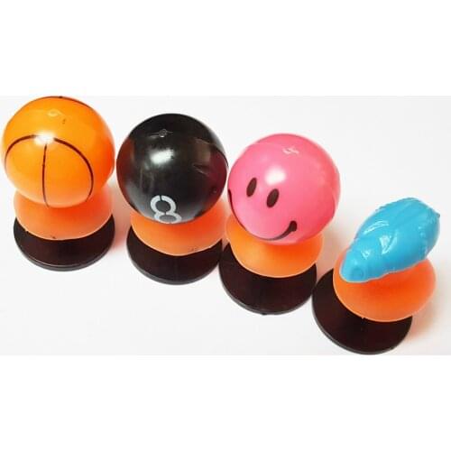 6 pc Happy Ball Spring Jump Ups Pop Up Toys 4cm Boys Kids Toys Birthday Party Pinata Bag Filler Loot Favors Gift Prizes Novelty