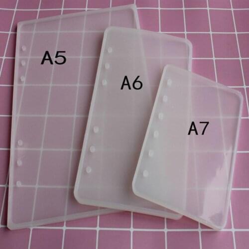 A7/A6/A5 Notebook Shape Silicone Mold DIY Resin Book Mold Crystal Epoxy Silicome Mold Transparent Book Cake Decorating Tools