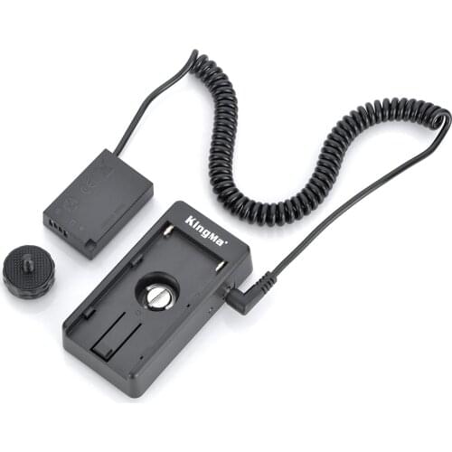 KingMa LP-E17 Dummy Battery with NP-F Battery Adapter Plate For Canon EOS RP 77D 850D 800D 760D 750D 200D II M5 M6 Mark II M3