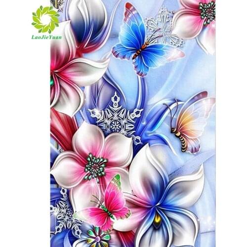 SNA 5D Diamond Painting flowers animal Diamond Embroidery Full Round Drill Diy Cross Stitch gift for Children Home Decoration