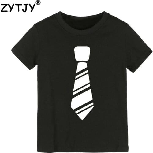 Tie Print Kids tshirt Boy Girl t shirt For Children Toddler Clothes Funny Top Tees Drop Ship Y-47
