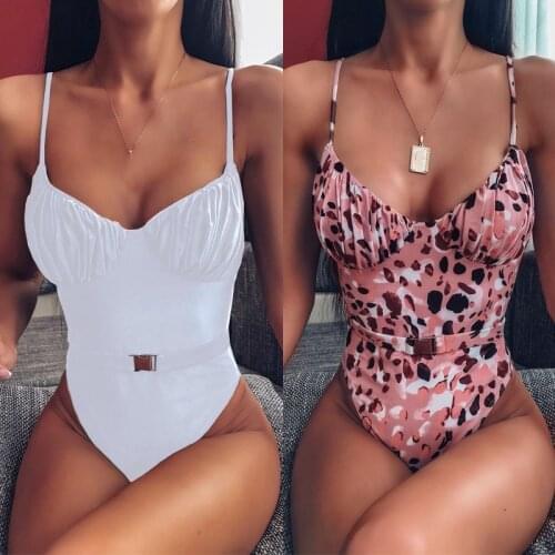 Bathing suits 2020 beachwear push up sexy swimming suit for women swimsuit ruffle swimwear black high waist bikini white biquine