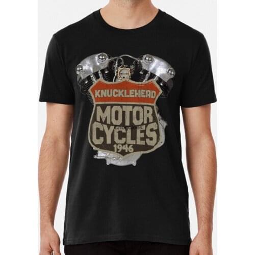 Men Shirt 1946 Kuncklehead VTwin Motorcycle Old School VTwin Biker Women tshirt