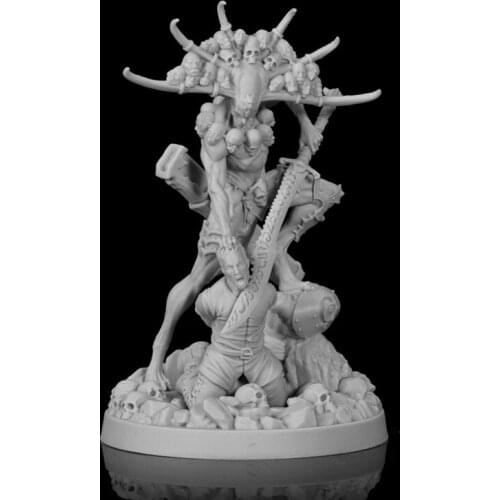 63mm Resin Model kit figure GK, Atriarchs of Onslaught, Fantasy theme, Unassembled and unpainted kit