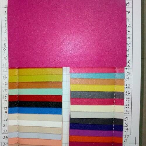 New fashion sheep grain synthetic leather high quality PU faux leather fabric wholesale leather material many colors